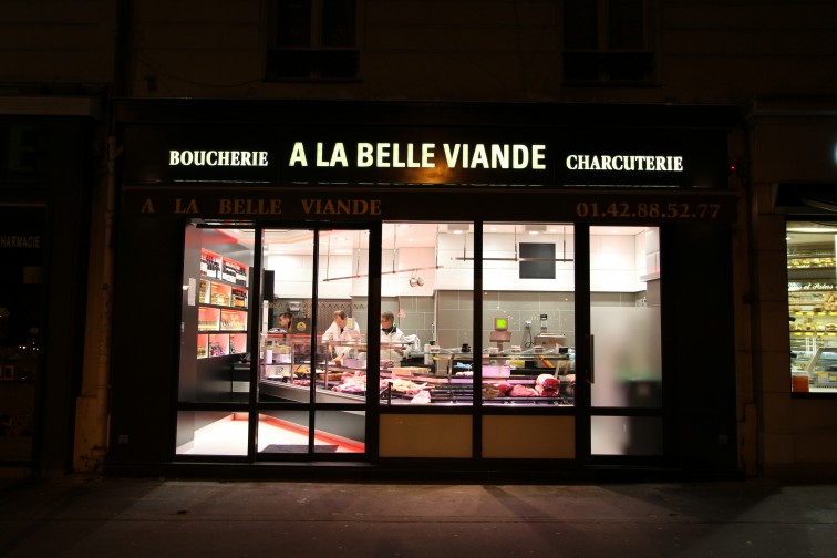 Agencement boucherie belle viande