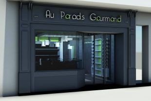 Agencement charcuterie paradis gourmand 3D