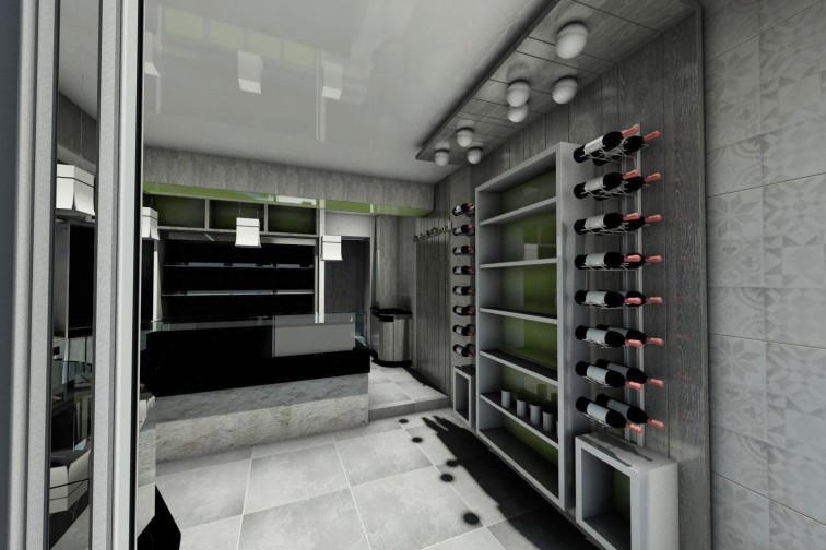 Agencement charcuterie paradis gourmand 3D