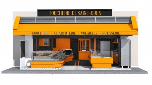 Agencement boucherie de Saint-Ouen